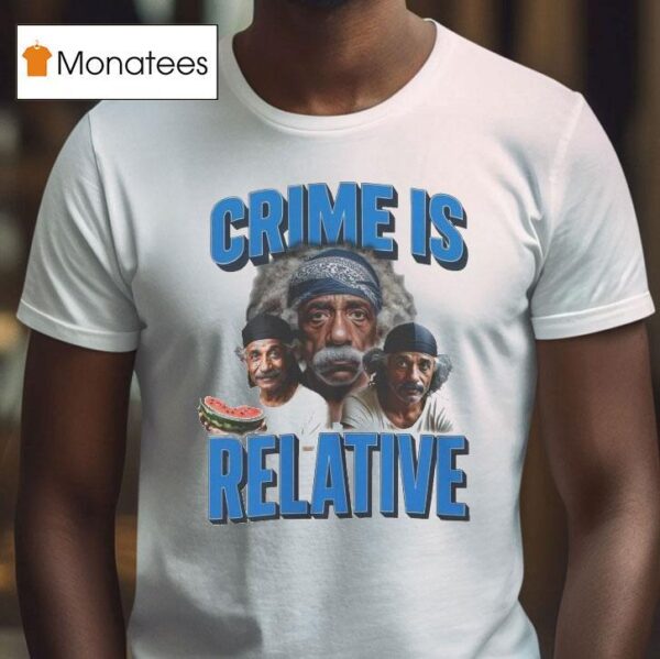Albert Einstein Crime Is Relative Watermelon T Shirt