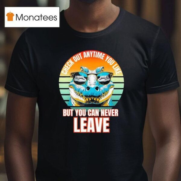 Alcatraz Vibes Gator Locked In Mentally Checked Ou T Shirt