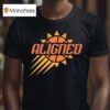 Aligned As Phoenix Suns Logo T Shirt