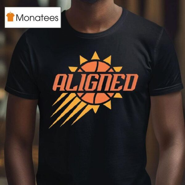 Aligned As Phoenix Suns Logo T Shirt
