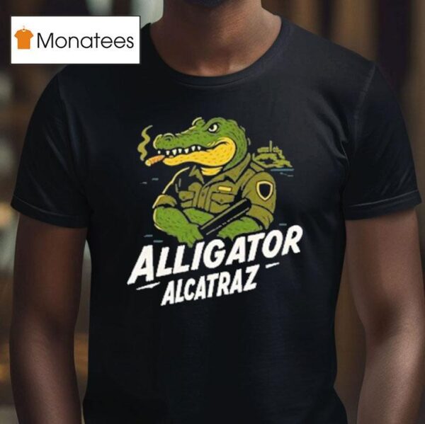 Alligator Alcatraz Gator Cigarettes T Shirt