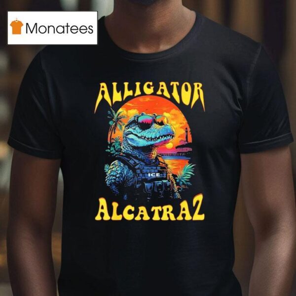 Alligator Alcatraz Ice Florida Beach T Shirt
