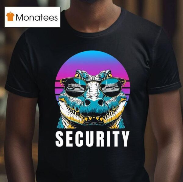 Alligator Alcatraz Security Prison Guard Crocodile T Shirt