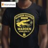 Alligator Alcatraz Warden Everglades Fl Est Gator T Shirt