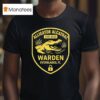 Alligator Alcatraz Warden Everglades Fl Est T Shirt