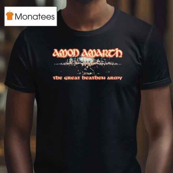 Amon Amarth The Great Heathen Army Tour T Shirt