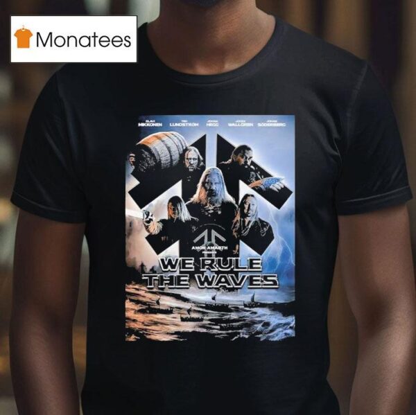 Amon Amarth We Rule The Waves Single T Shirt