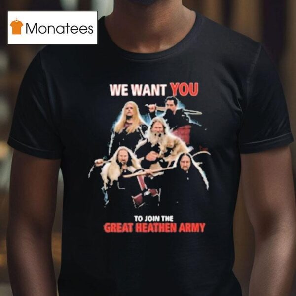 Amon Amarth We Want You To Join The Great Heathen Army T Shirt