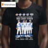Andy Pettitte Mariano Rivera Derek Jeter And Jorge Posada New York Yankees Times World Series Champions The Core Four Signatures T Shirt