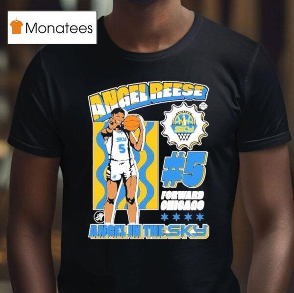 Angel Reese Chicago Sky Angel In The Sky Forward Chicago T Shirt