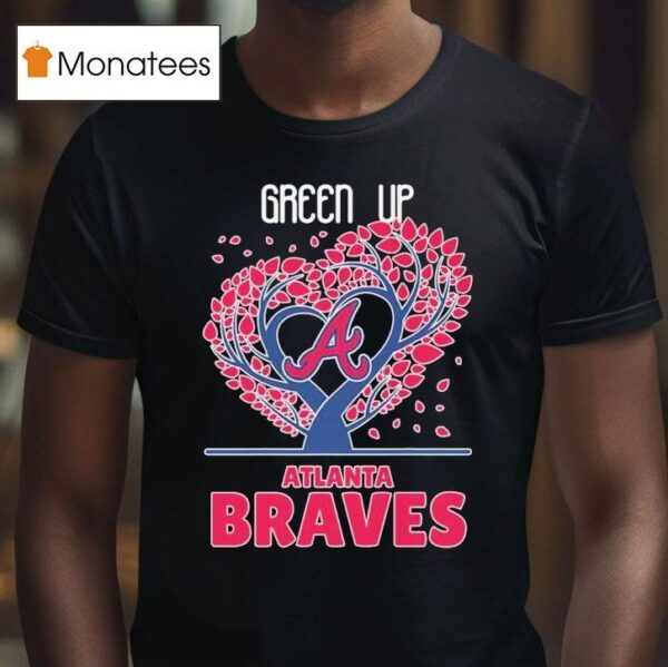 Atlanta Braves Green Up Tree T Shirt