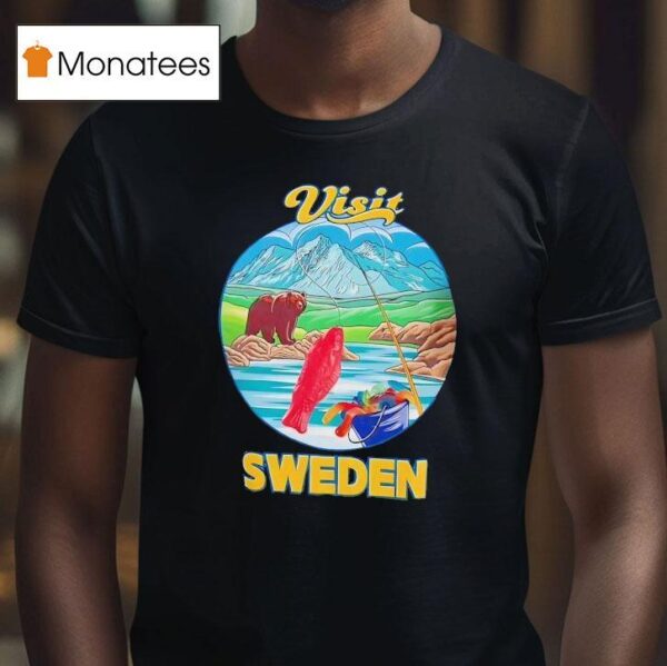 Bear Visit Sweden T Shirt