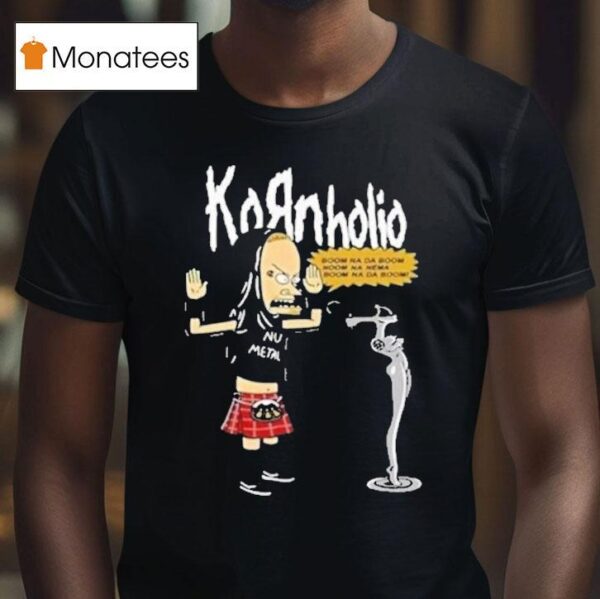 Beavis And Butt Head Darkwear Kornholio T Shirt