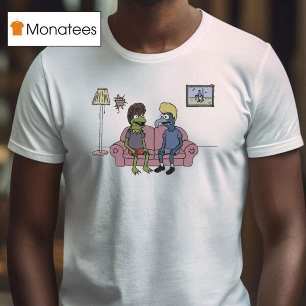 Beavis And Butt Head Potent Frog Cartoon Sofa T Shirt