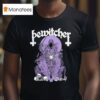 Bewitcher Biker Witch The Devil Always Mins With Rock N Roll T Shirt
