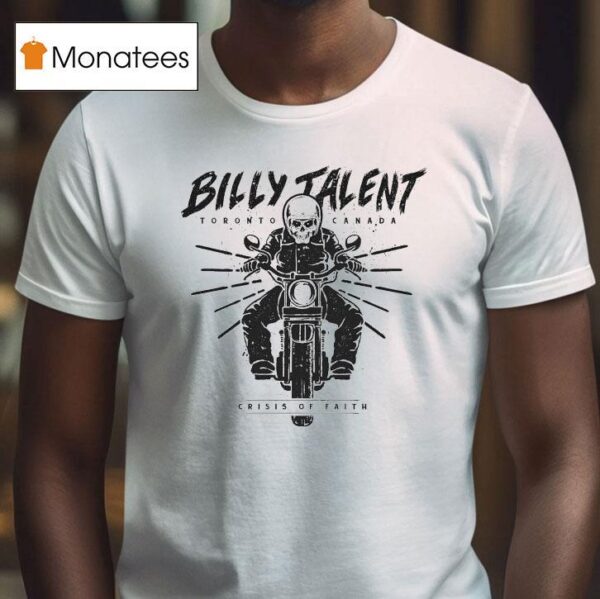 Billy Talent Crisis Of Faith Toronto Canada Ghostfaith Killa Tour T Shirt