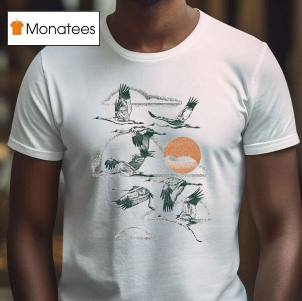 Bird Collective Whooping Crane T Shirt