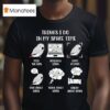 Birds Things I Do In My Spare Time T Shirt