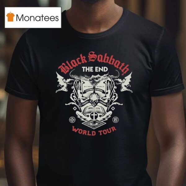 Black Sabbath The End Scripture World Tour T Shirt