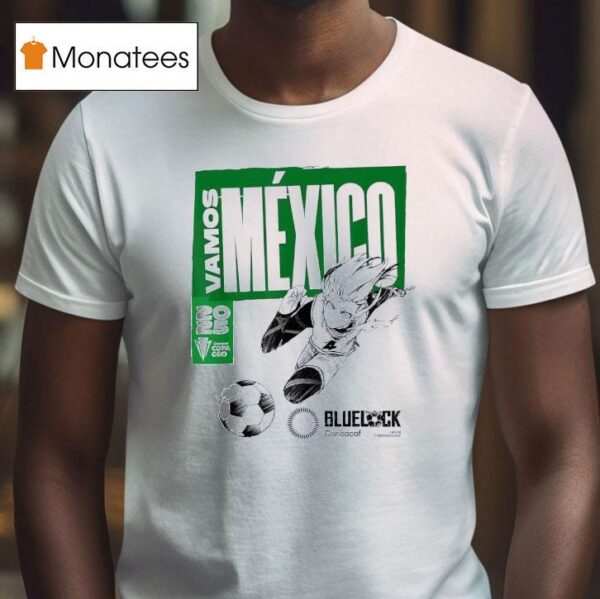 Blue Lock X Concacaf Vamos Mexico T Shirt