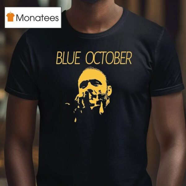 Blue October Midnight Foil T Shirt