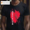 Blue October Splatter Hear T Shirt