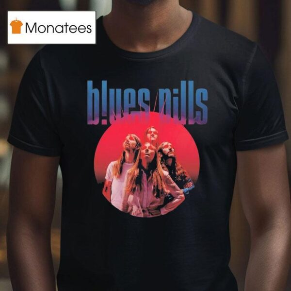 Blues Pills Laser Eyes T Shirt