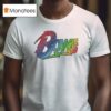 Bowie Rainbow T Shirt