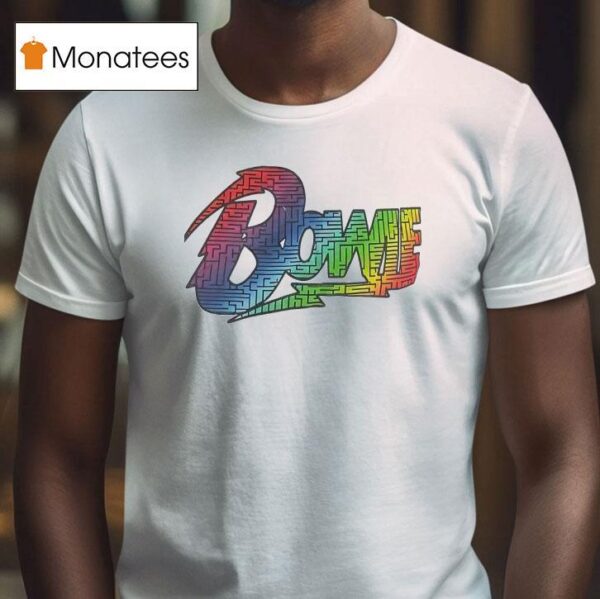 Bowie Rainbow T Shirt