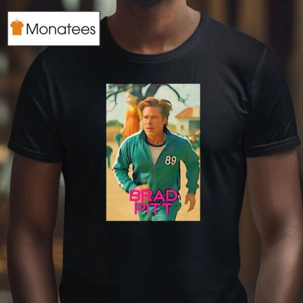 Brad Pitt Squid Game Usa Photo T Shirt