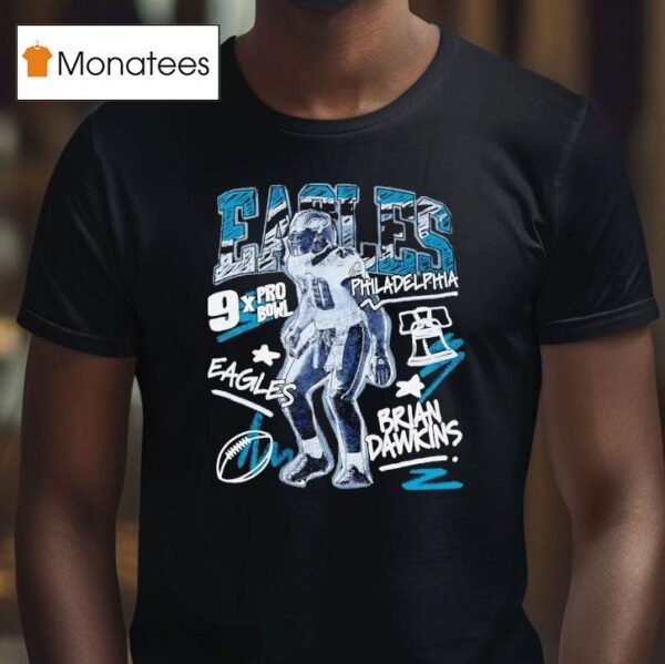 Brian Dawkins Philadelphia Eagles Football X Pro Bowl T Shirt