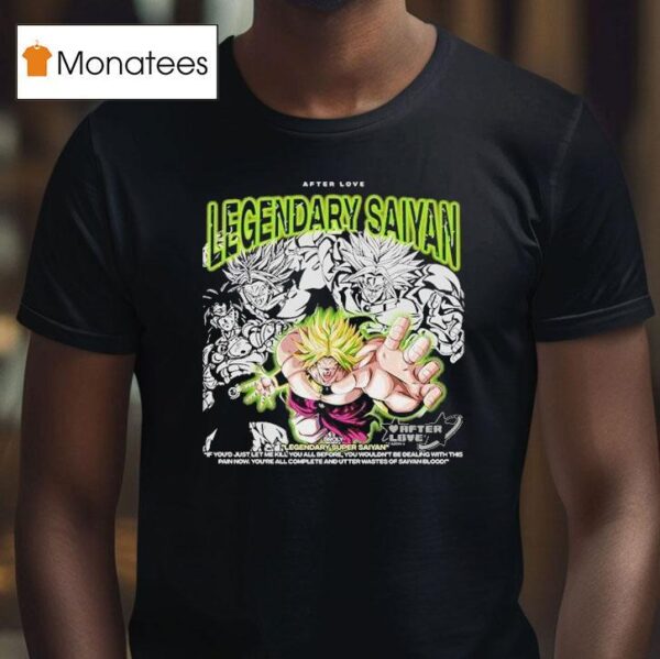 Broly Legendary Saiyan Dragon Ball Z T Shirt