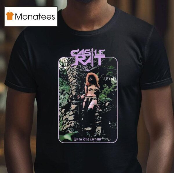 Castle Rat Into The Realm Featuring The Rat Queen T Shirt