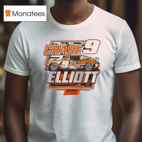 Chase Elliott Hooters Hendrick Motorsports Nascar T Shirt