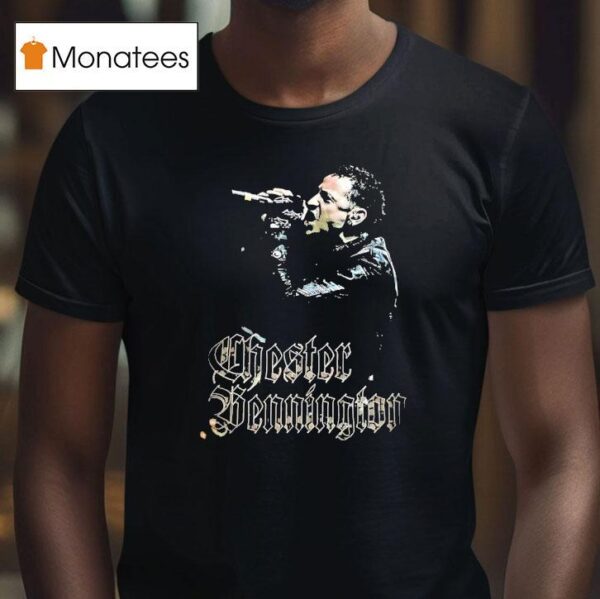 Chester Bennington American Singer Portrai T Shirt