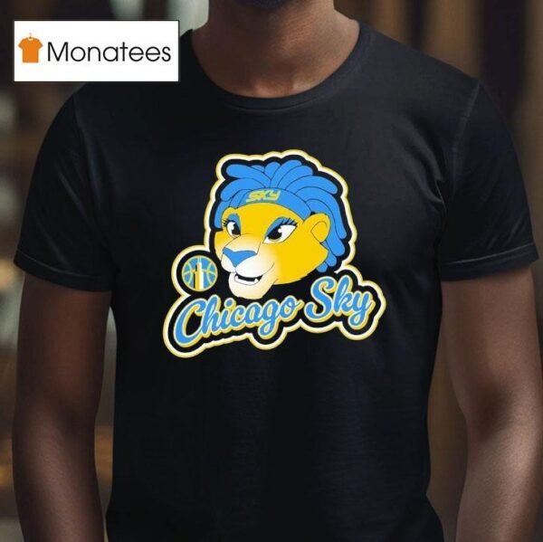 Chicago Sky Mascot Skye T Shirt