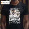 Chicago White Sox Yes I Am Old But I Saw World Series Champions Signatures T Shirt