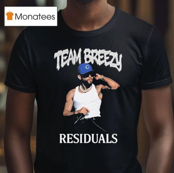Chris Brown Team Breezy Residuals Tour Chicago Concer T Shirt