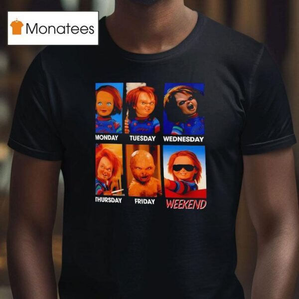 Chucky Days Of The Week Halloween T Shirt