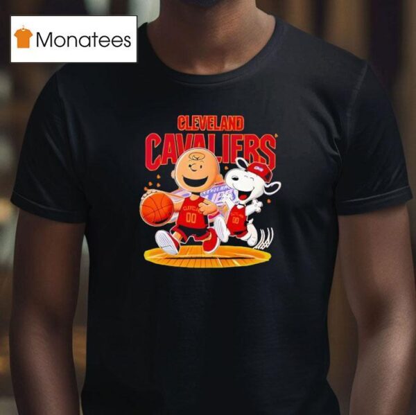 Cleveland Cavaliers And Peanuts Snoopy T Shirt