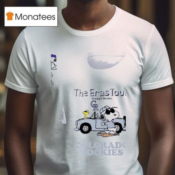 Colorado Rockies The Eras Tour Snoopy Version T Shirt