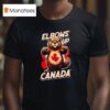 Contrarian Elbows Up Canada T Shirt