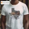 Couple Horse Texas When You Pass Through The Waters I Will Be With You T Shirt