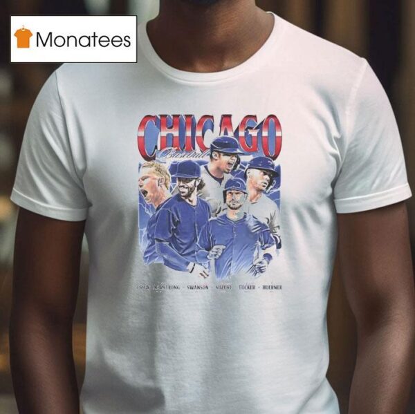Crow Armstrong Swanson Suzuki Tucker And Hoerner Chicago Signatures T Shirt