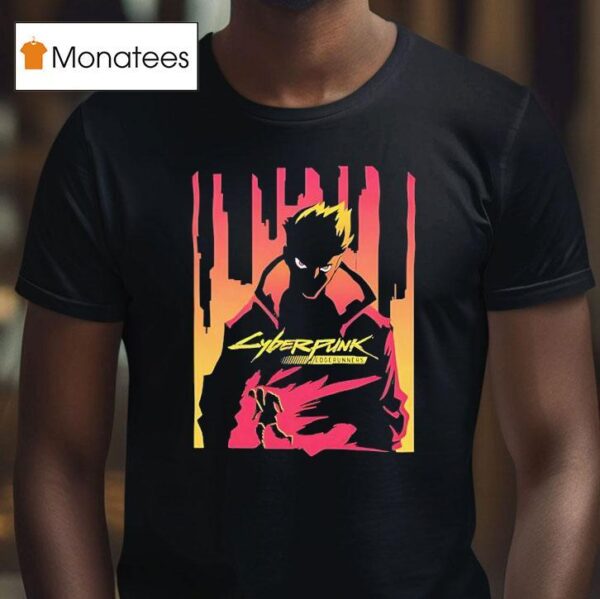 Cyberpunk Edgerunners David Martinez On Fire T Shirt