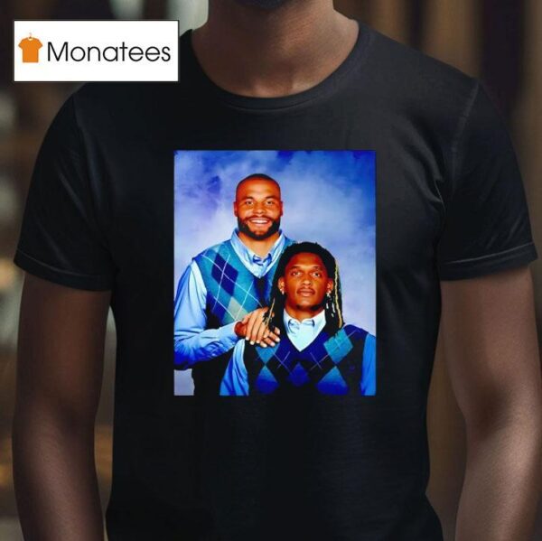 Dak Prescott And Ceedee Lamb Step Brothers Dallas Cowboys T Shirt