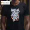 Dallas Cowboys Skeletons Here We Go City Fire T Shirt