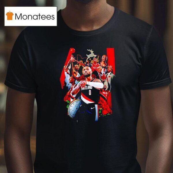 Damian Lillard Watch Portland Trail Blazers Basketball T Shirt