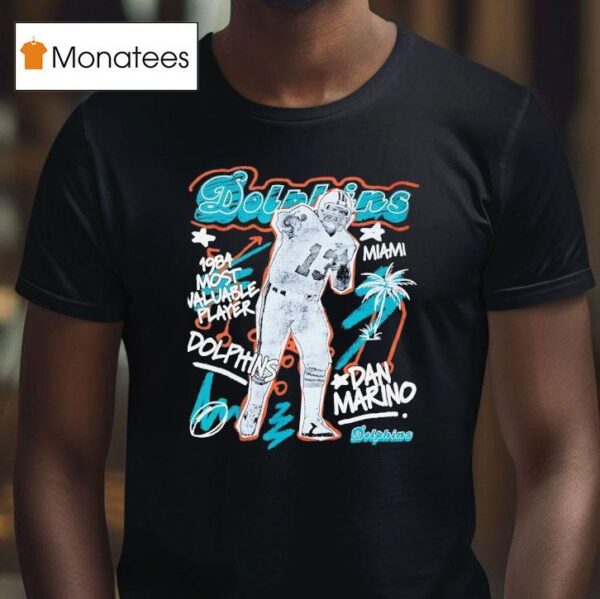 Dan Marino Miami Dolphins Most Valuable Player Vintage T Shirt
