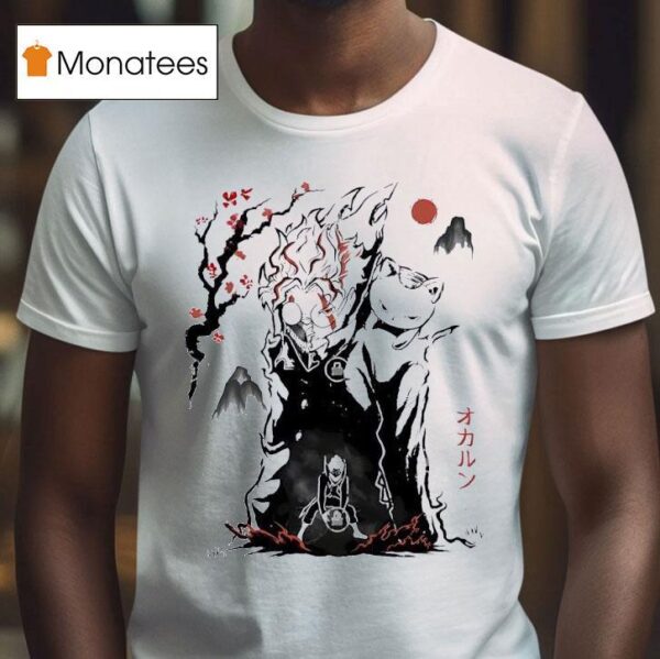 Dandadan In Japanese Sumi E Style T Shirt